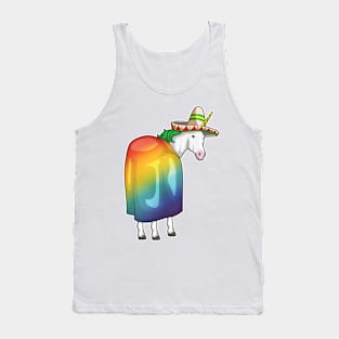 Unicorn Mexican hat Tank Top